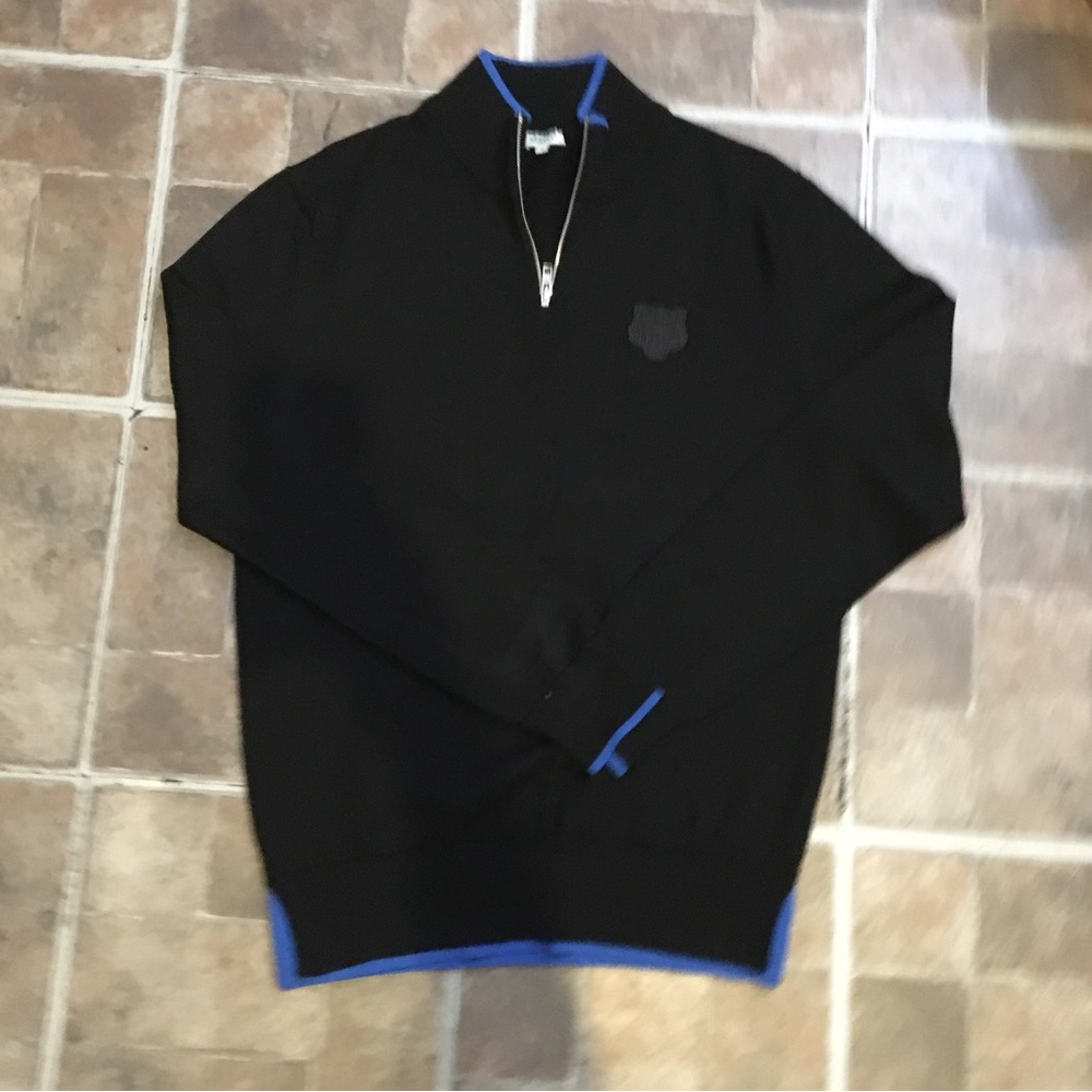 Kenzo mock neck zip-up sweater (pull over)